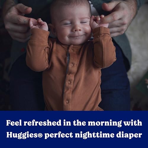 Huggies Size 3 Overnites Baby Diapers: Overnight Diapers, Size 3 (16-28 lbs), 132 Ct (2 Packs of 66) - Image 3