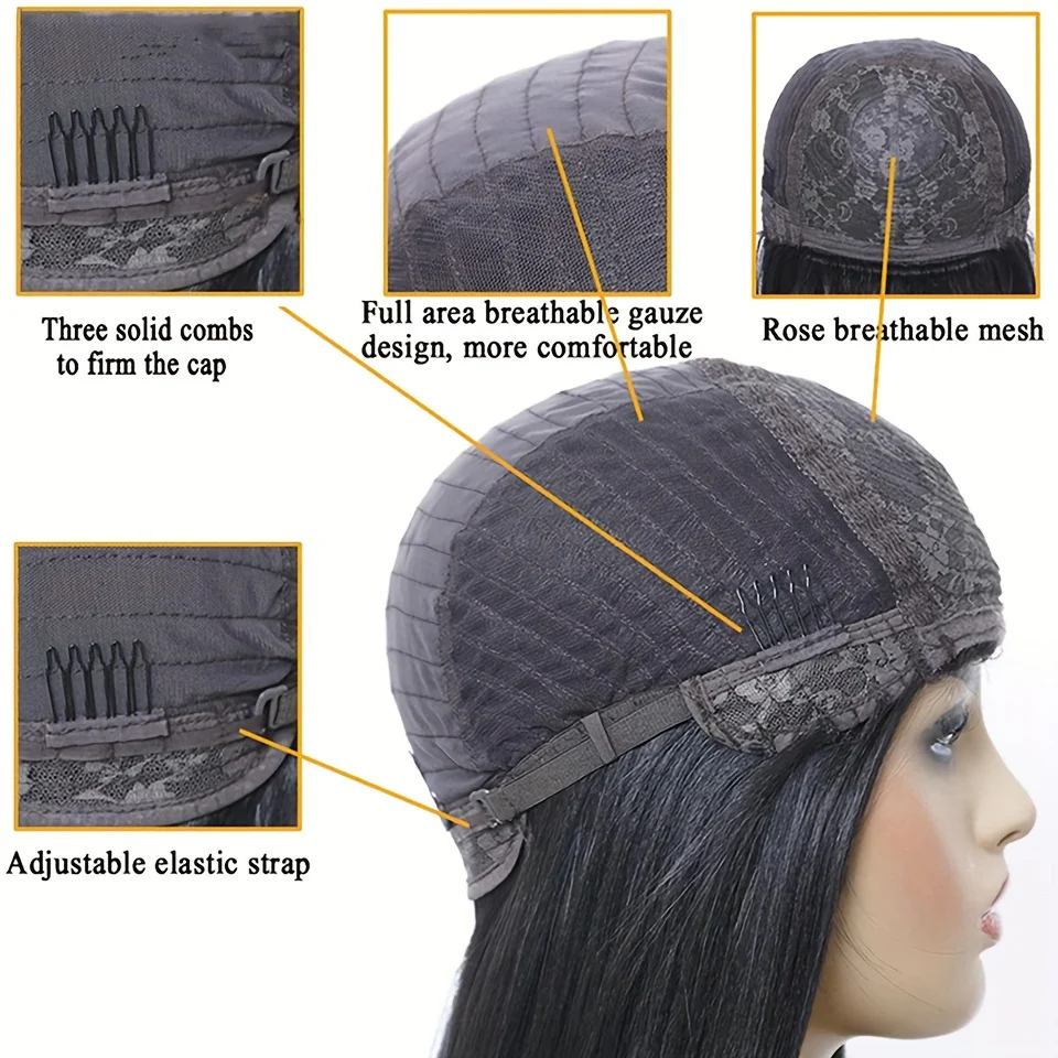 Human Hair Wig Pixie Cut Wig Short Straight Wig Human Hair Wig For Women - Image 2