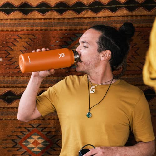 Hydro Flask 32 oz Wide Mouth with Flex Cap Stainless Steel Reusable Water Bottle Dew - Vacuum Insulated, Dishwasher Safe, BPA-Free, Non-Toxic - Image 3