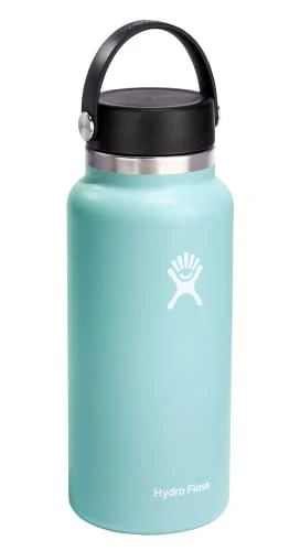 Hydro Flask 32 oz Wide Mouth with Flex Cap Stainless Steel Reusable Water Bottle Dew - Vacuum Insulated, Dishwasher Safe, BPA-Free, Non-Toxic - Image 9