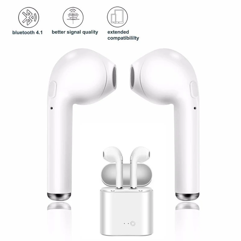 i7s tws Wireless Headphones Bluetooth 5.0 Earphones sport Earbuds Headset With Mic Charging box Headphones For all smartphones - Image 8