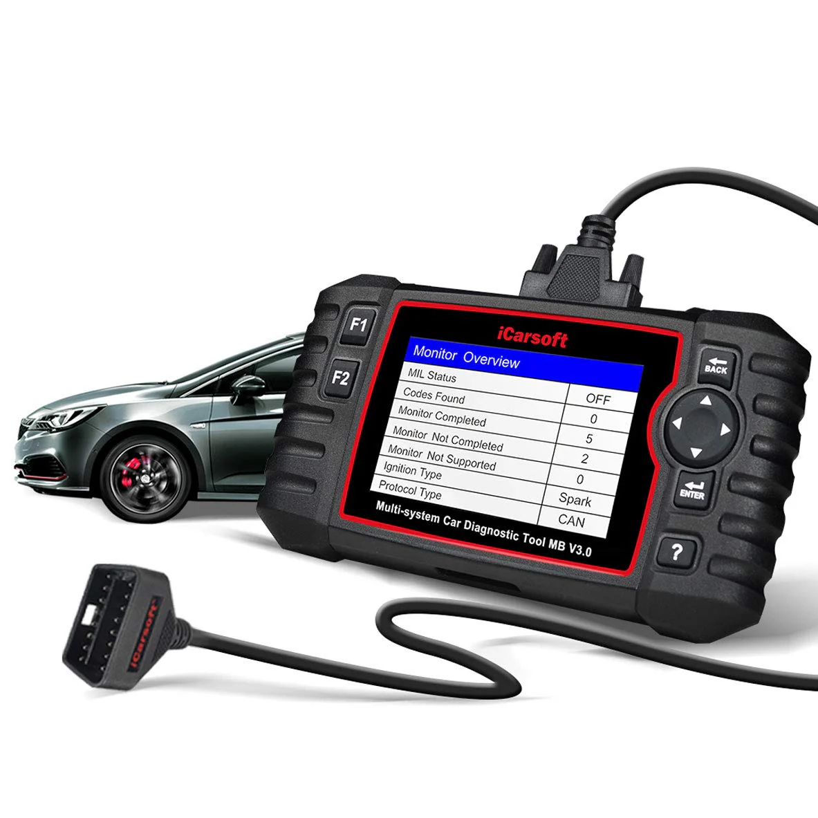 iCarsoft MB V3.0 for Mercedes-Benz/Sprinter/Smart Diagnostic Tool with auto VIN/Quick Test/Actuation Test - Image 3