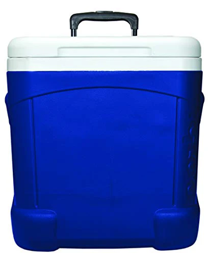 Igloo Ice Cube Wheeled Roller Cooler, White/Blue, 60 Qt - Image 4
