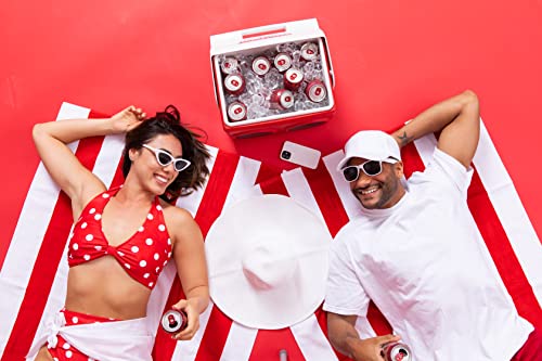 Igloo KoolTunes Boombox Cooler, 14 Qt Red - Image 2