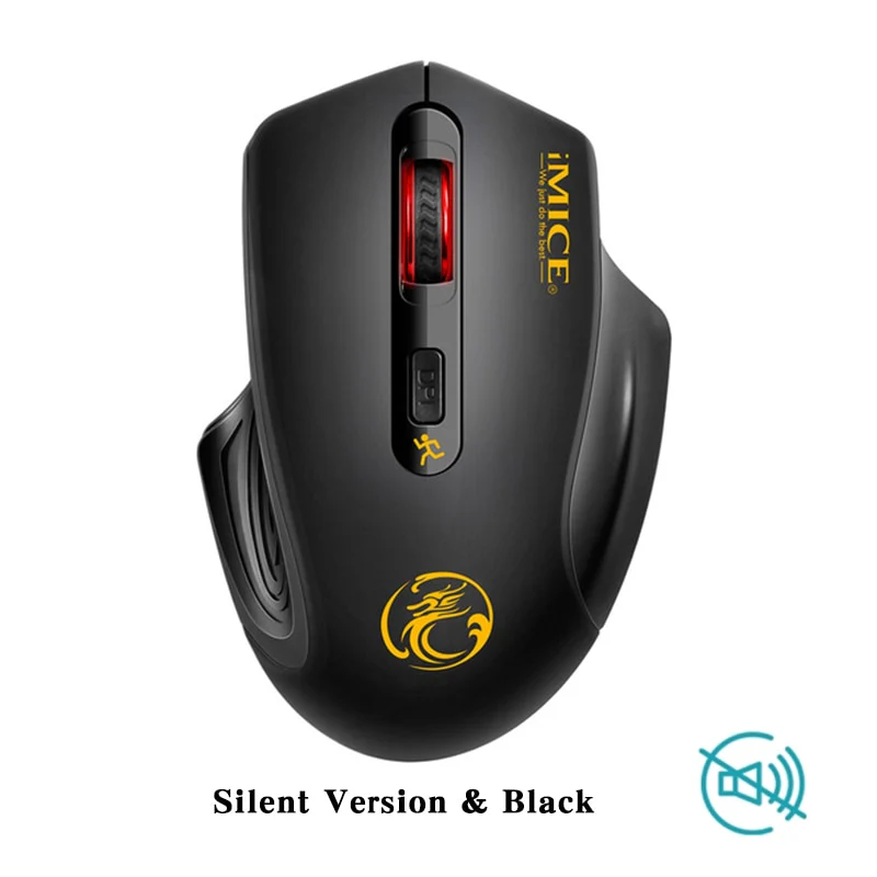 iMice Wireless Mouse 4 Buttons 2000DPI Mause 2.4G Optical USB Silent Mouse Ergonomic Mice Wireless For Laptop PC Computer Mouse - Image 5
