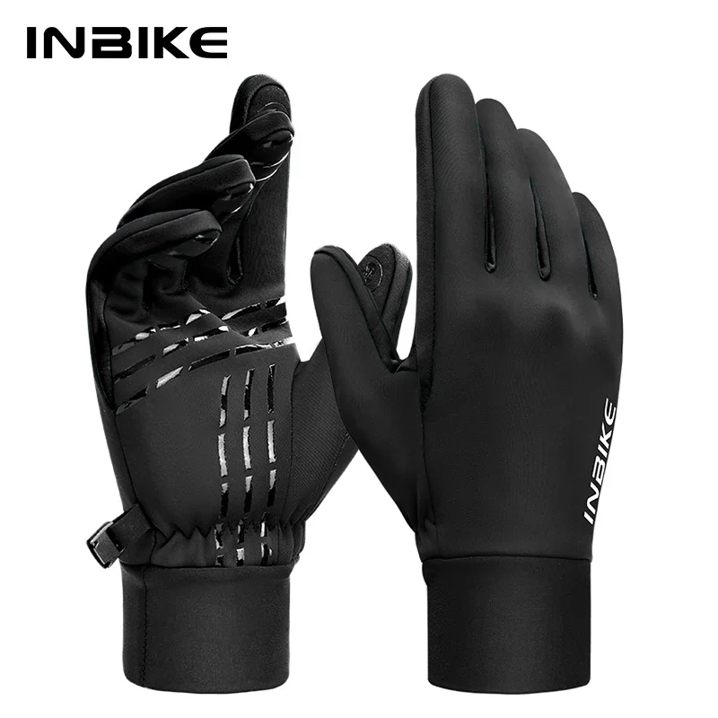 INBIKE Winter Gloves for Men Women Thermal Fleece Cycling Gloves Full Finger Touchscreen Anti-Shock Road Mountain Bicycle Gloves - Image 19