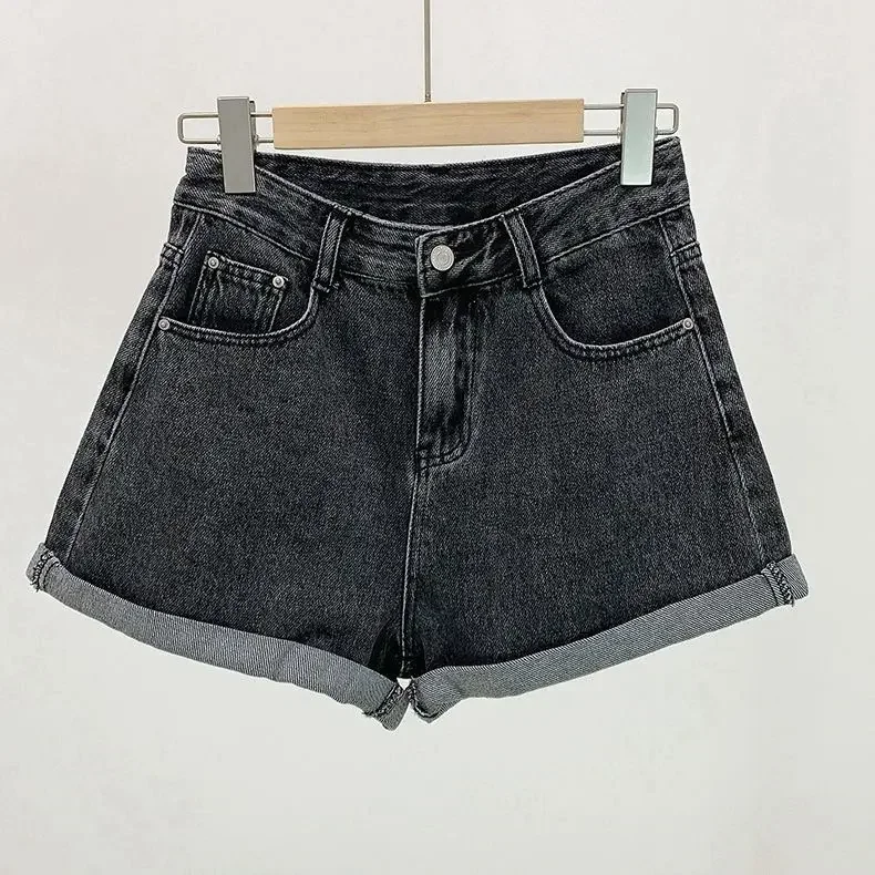 Ins Shorts Women Denim Vintage Summer Basic Simple All-match Hot Sale High Waist Leisure Ulzzang Ladies Streetwear Chic Classic - Image 8