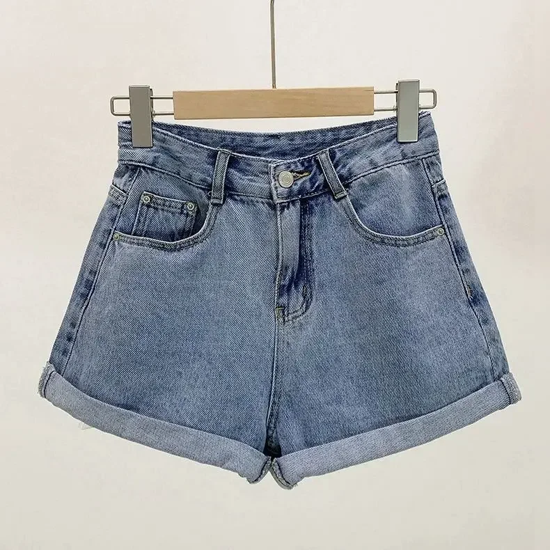 Ins Shorts Women Denim Vintage Summer Basic Simple All-match Hot Sale High Waist Leisure Ulzzang Ladies Streetwear Chic Classic - Image 9