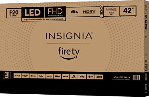 INSIGNIA 42-inch Class F20 Series Smart Full HD 1080p Fire TV with Alexa Voice Remote (NS-42F201NA23, 2022 Model) - Image 2