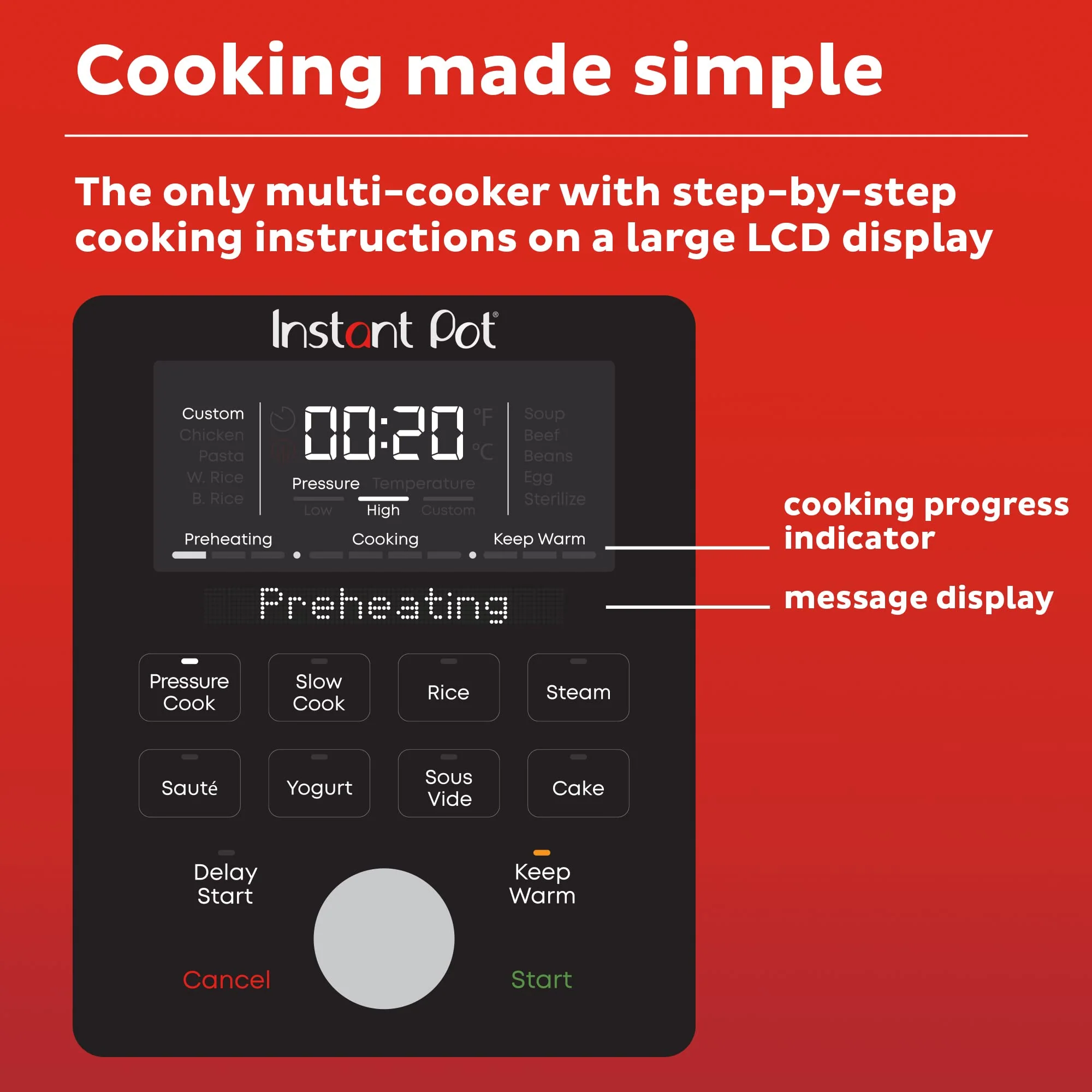 Instant Pot Duo Plus, 8-Quart Whisper Quiet 9-in-1 Electric Pressure Cooker, Slow Rice Cooker, Steamer, Sauté, Yogurt Maker, Warmer & Sterilizer, App With Over 800 Recipes, Stainless Steel - Image 5