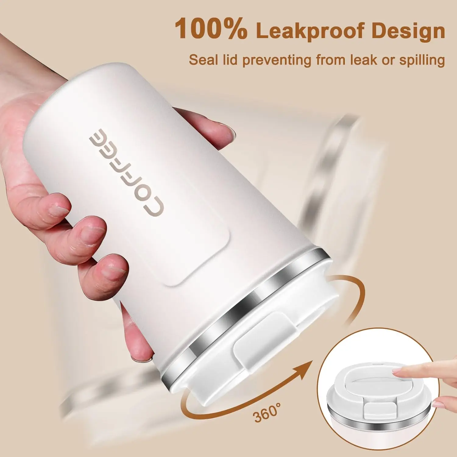 Insulated Coffee Mug Smart Temperature Display Coffee Cup Stainless Steel Thermos Cup Travel Water Bottle Car Office Water Cups - Image 3