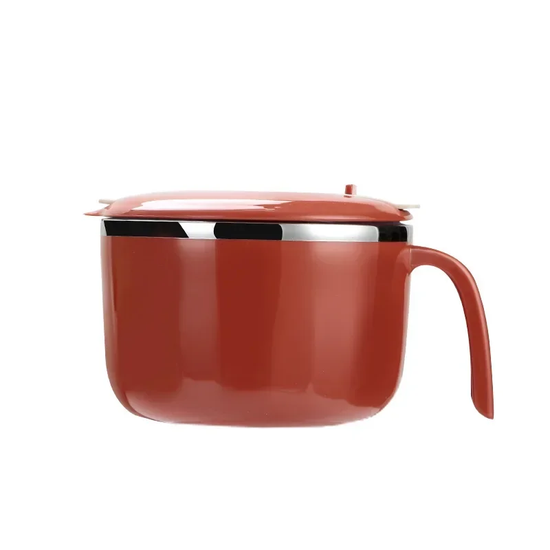 Insulated Fast Food Cup 304 Sealed Lunch Box Household With Lid Stainless Steel Instant Noodle Bowl Student - Image 7