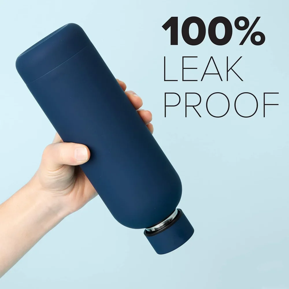 Insulated Water Bottle Coffee Cup Thermal Flask Stainless Steel Small Mouth Thermos for Hot Cold Drinks Leakproof Vacuum Flasks - Image 4