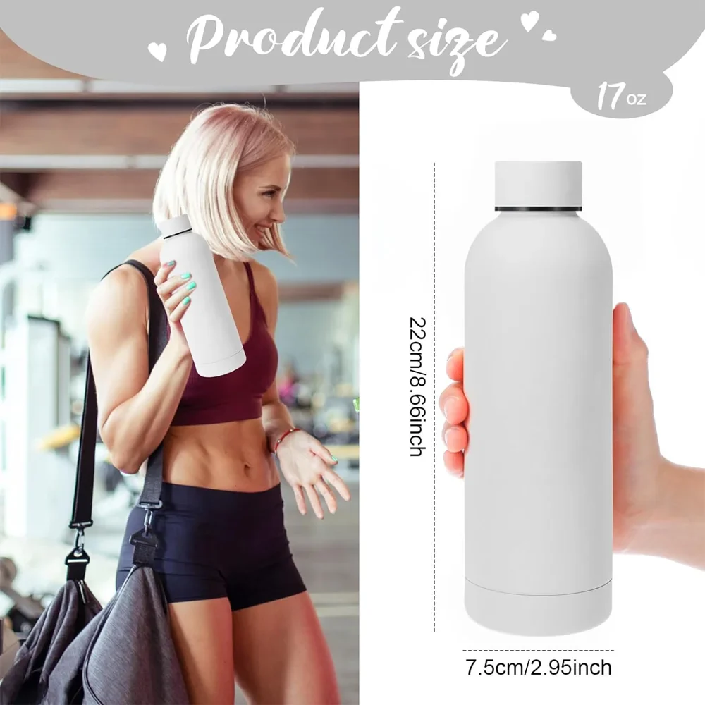 Insulated Water Bottle Coffee Cup Thermal Flask Stainless Steel Small Mouth Thermos for Hot Cold Drinks Leakproof Vacuum Flasks - Image 5