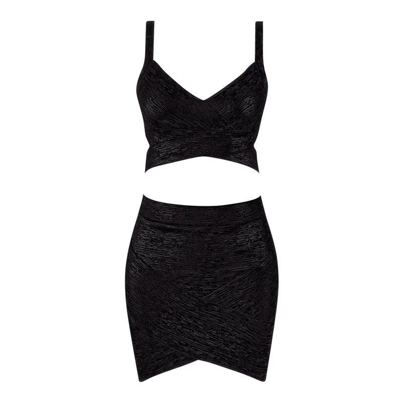 Internet Celebrity Party Party Golden V-neck Halter Dress - Image 5