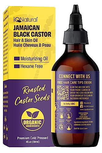 IQ Natural 4oz Unscented Jamaican Black Castor Oil for Hair Growth, Organic Cold Pressed Hexane Free, Black Women and Men, Dry Scalp Oil for Damaged Hair - Image 9