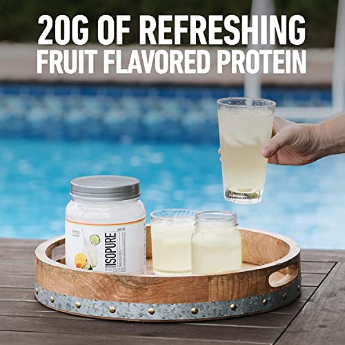 Isopure Protein Powder, Clear Whey Isolate Protein, Post Workout Recovery Drink Mix, Gluten Free with Zero Added Sugar, Infusions- Mixed Berry, 16 Servings - Image 3