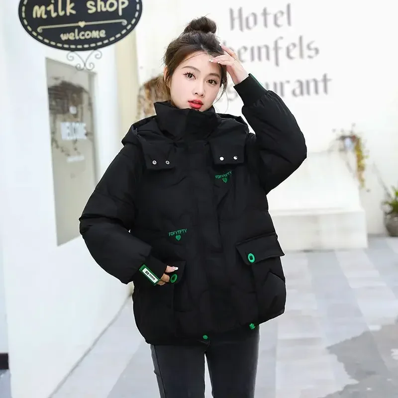 Jackets Short Parkas Woman Fashion 2025 Down Coats for Women Discount Cold Lined Warm Winter on Sale Youthful Cheap Modern Trend - Image 2