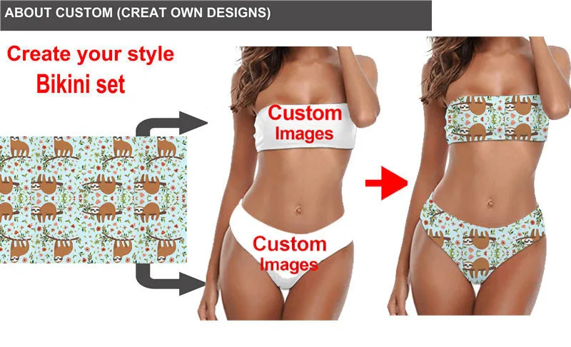 Jamaica Flag Print Plus Size Swimwear Women Swimsuit Beach Sexy Bikini Set Ladies Two Piece Bathing Suit Push Up Bandeau Biquini - Image 2