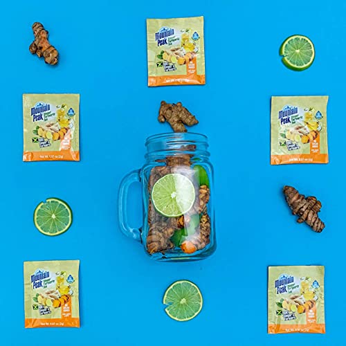 Jamaica Mountain Peak Ginger Turmeric Tea, With No Added Sugar, 6.3 Ounce - Image 4