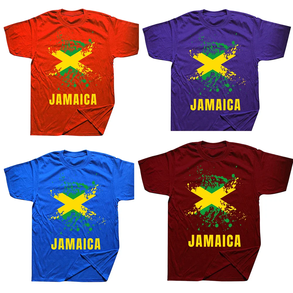Jamaica Retro Vintage Sport Jamaican Flag T Shirts Graphic Cotton Streetwear Short Sleeve Birthday Gifts T-shirt Mens Clothing - Image 11