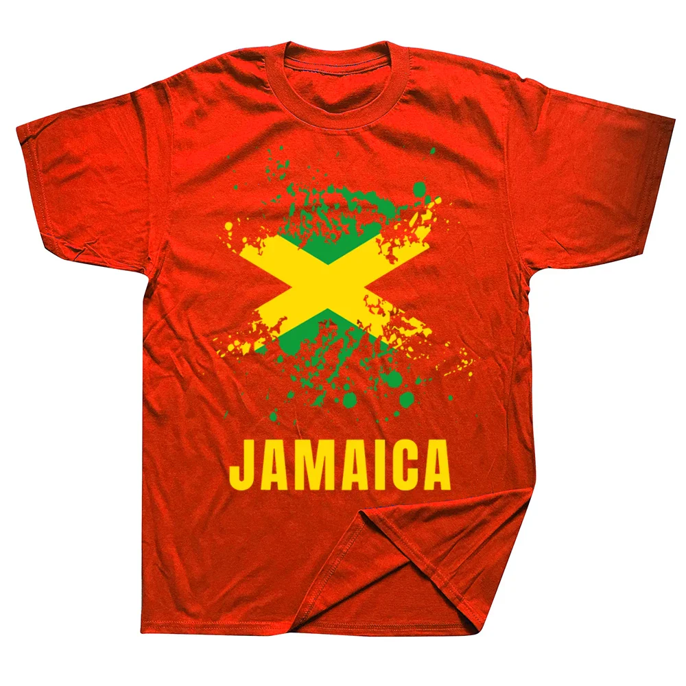 Jamaica Retro Vintage Sport Jamaican Flag T Shirts Graphic Cotton Streetwear Short Sleeve Birthday Gifts T-shirt Mens Clothing - Image 5