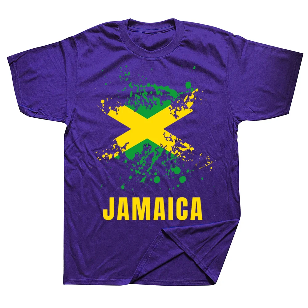 Jamaica Retro Vintage Sport Jamaican Flag T Shirts Graphic Cotton Streetwear Short Sleeve Birthday Gifts T-shirt Mens Clothing - Image 8