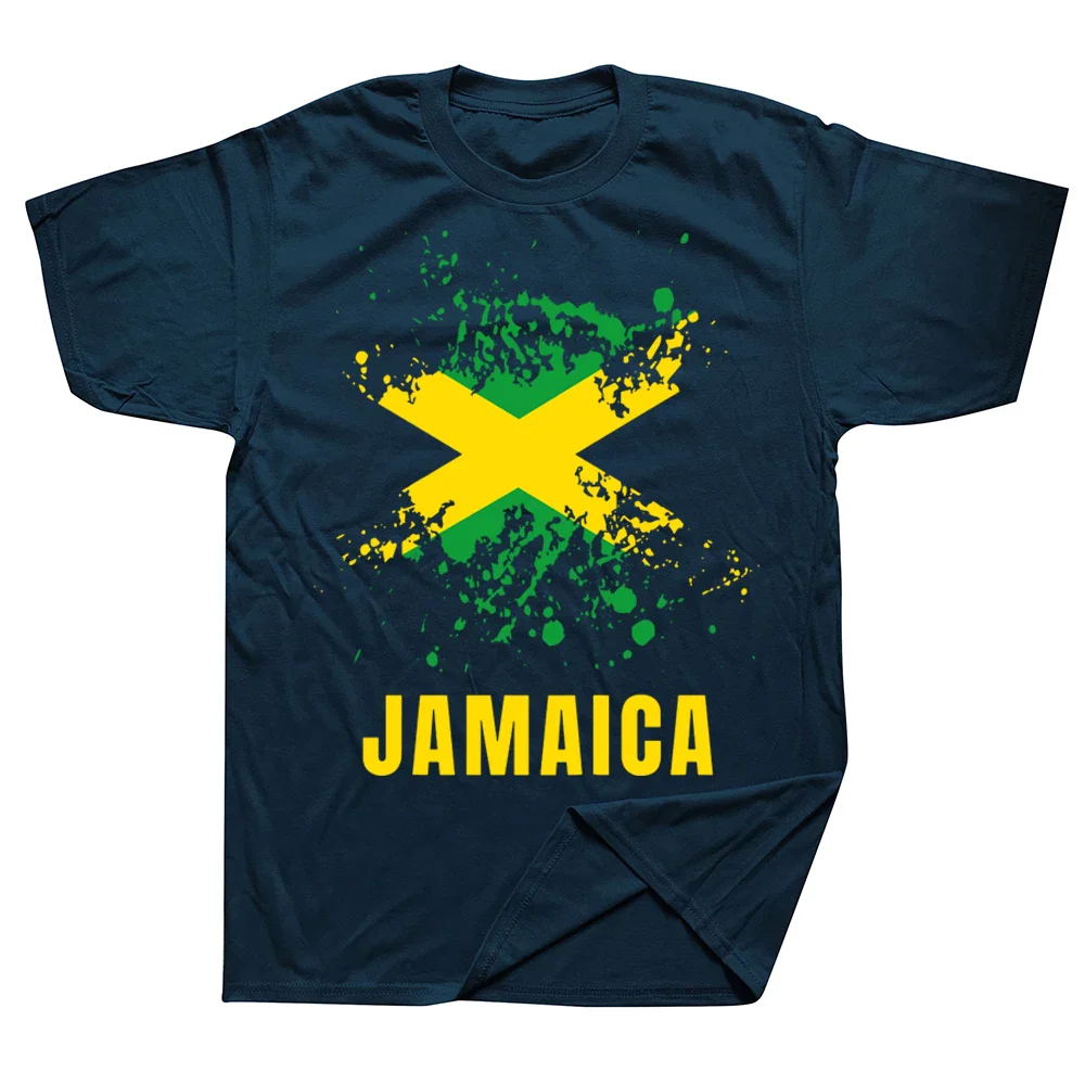 Jamaica Retro Vintage Sport Jamaican Flag T Shirts Graphic Cotton Streetwear Short Sleeve Birthday Gifts T-shirt Mens Clothing - Image 9