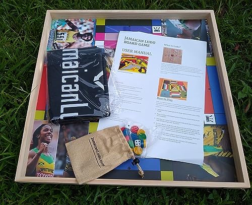 Jamaican Ludo Legendary Athletes Edition | 24in x 24in Board Game | Family Game Night Activity | Fun Easy Multi-Player Entertainment (Ludi/Ludy/Loodi) - Image 8