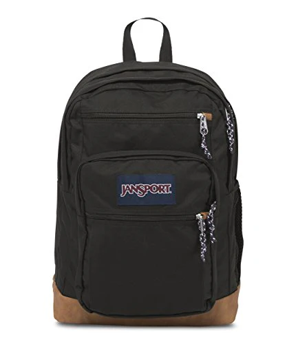 JanSport Cool Backpack, with 15-inch Laptop Sleeve, Black - Large Computer Bag Rucksack with 2 Compartments, Ergonomic Straps