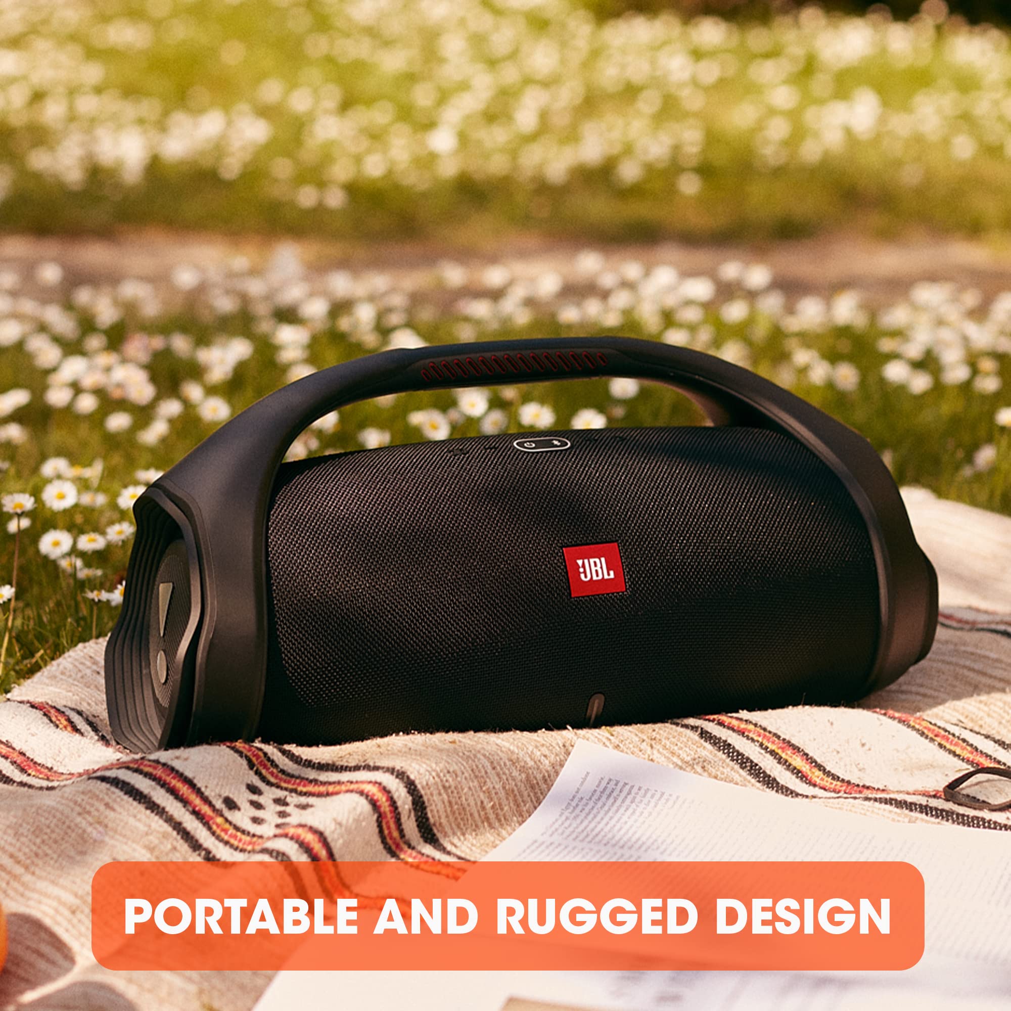 JBL Boombox 2 - Portable Bluetooth Speaker, Powerful Sound and Monstrous Bass, IPX7 Waterproof, 24 Hours of Playtime, Powerbank, JBL Boost for Pairing, for Home and Outdoor(Black) - Image 6