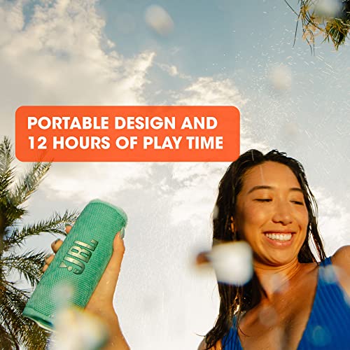 JBL Flip 6 - Portable Bluetooth Speaker, powerful sound and deep bass, IPX7 waterproof, 12 hours of playtime, JBL PartyBoost for multiple speaker pairing for home, outdoor and travel (Blue) - Image 4