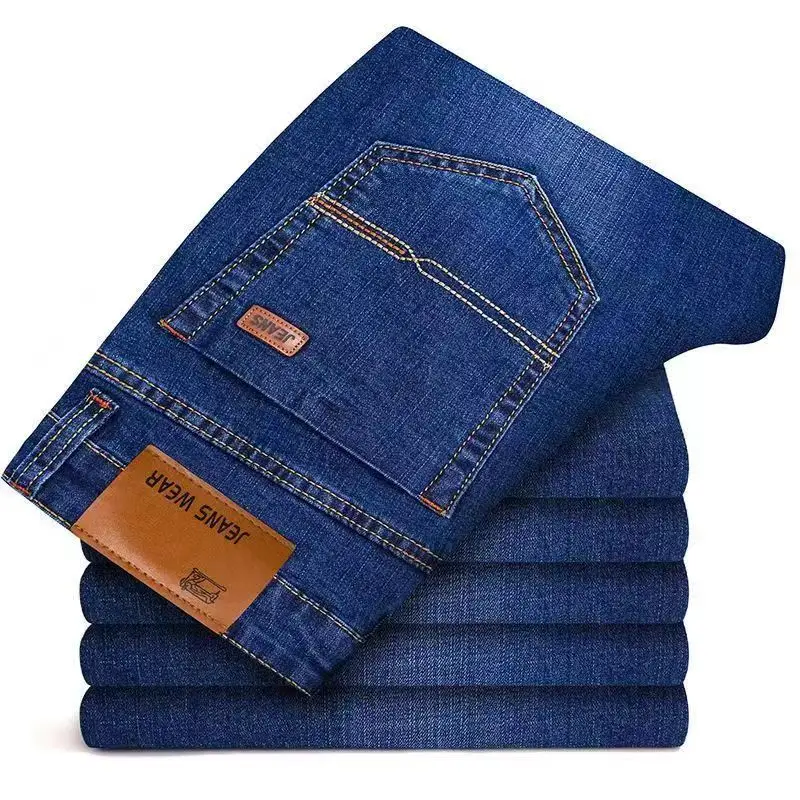 JEAN2025 Autumn/Winter new men's casual pants, high-quality business formal sportswear jeans, straight-leg stretch long pants - Image 8