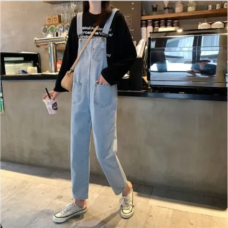 Jeans Bib Pants Women's Crotch Convenient Pants Double-headed Invisible Zipper Large Version Loose Slim Sex Pants Wide Leg Pants - Image 23