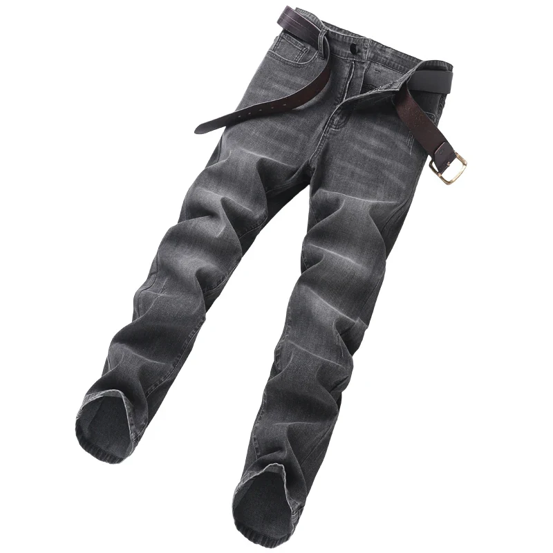 Jeans men straight tube loose 2024 autumn new item business elastic men's versatile casual pants trendy brand long pants men - Image 20