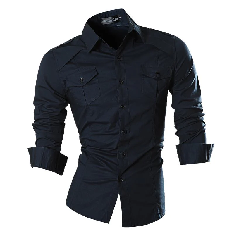 jeansian Spring Autumn Features Shirts Men Casual Jeans Shirt New Arrival Long Sleeve Casual Male Shirts 8615 - Image 13