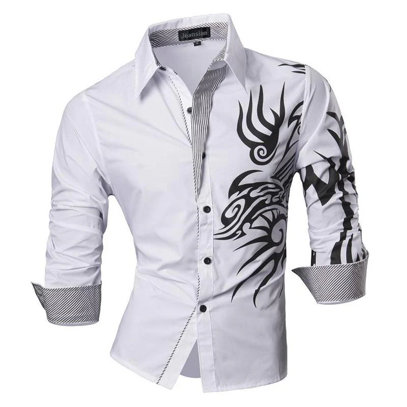 jeansian Spring Autumn Features Shirts Men Casual Jeans Shirt New Arrival Long Sleeve Casual Male Shirts 8615 - Image 15