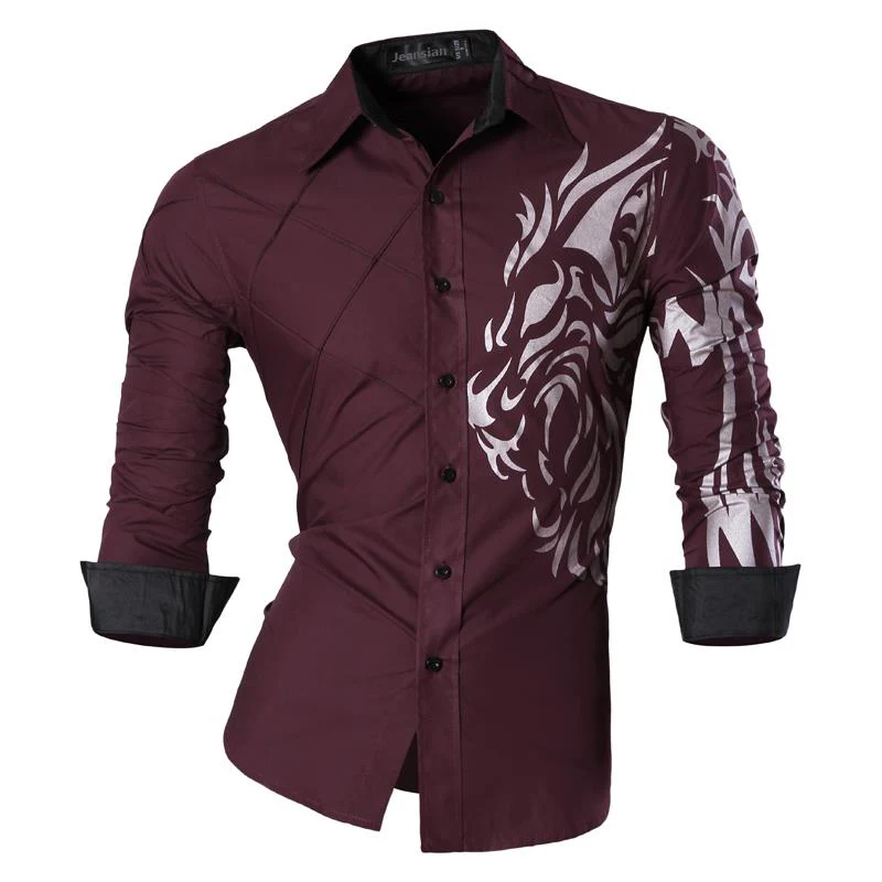 jeansian Spring Autumn Features Shirts Men Casual Jeans Shirt New Arrival Long Sleeve Casual Male Shirts Z001 - Image 10