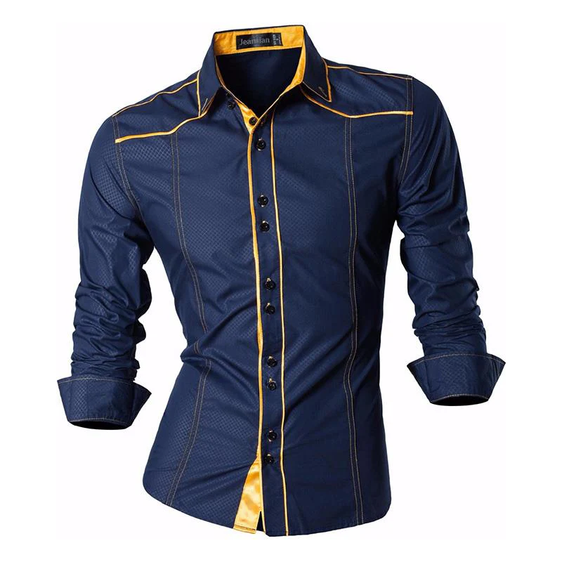 jeansian Spring Autumn Features Shirts Men Casual Jeans Shirt New Arrival Long Sleeve Casual Male Shirts Z001 - Image 14