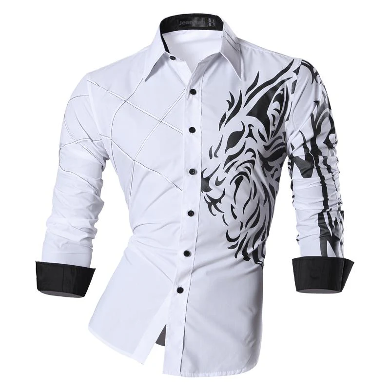 jeansian Spring Autumn Features Shirts Men Casual Jeans Shirt New Arrival Long Sleeve Casual Male Shirts Z001 - Image 15