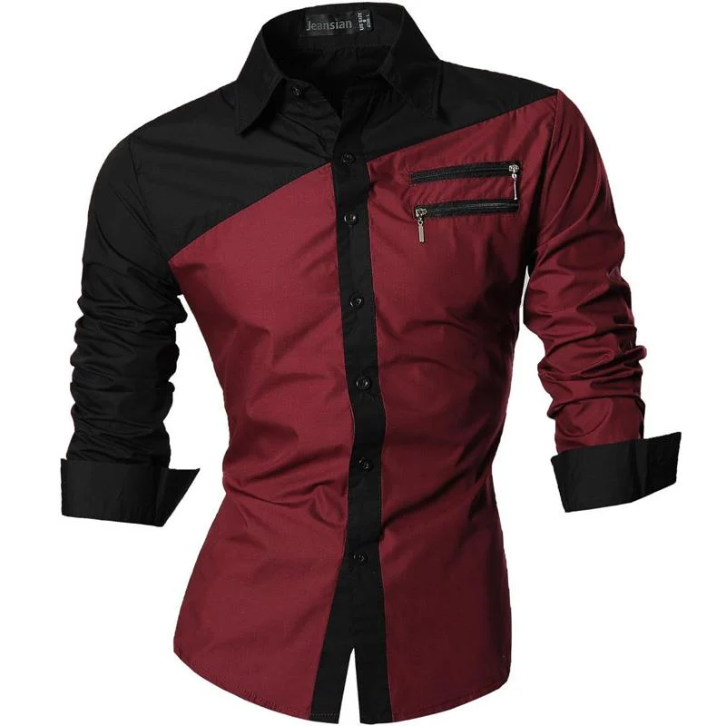 jeansian Spring Autumn Features Shirts Men Casual Jeans Shirt New Arrival Long Sleeve Casual Male Shirts Z001 - Image 16