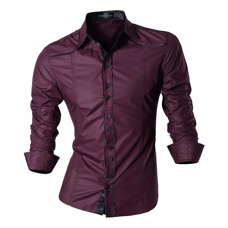 jeansian Spring Autumn Features Shirts Men Casual Jeans Shirt New Arrival Long Sleeve Casual Male Shirts Z001 - Image 2