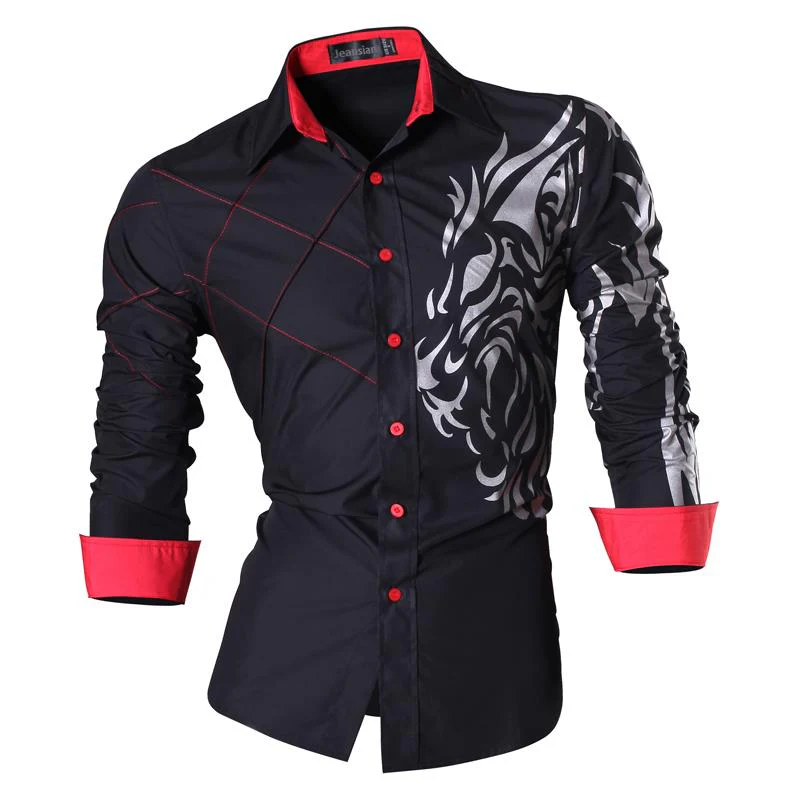 jeansian Spring Autumn Features Shirts Men Casual Jeans Shirt New Arrival Long Sleeve Casual Male Shirts Z001 - Image 3