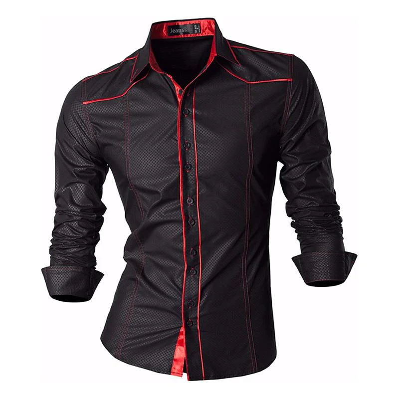 jeansian Spring Autumn Features Shirts Men Casual Jeans Shirt New Arrival Long Sleeve Casual Male Shirts Z001 - Image 4