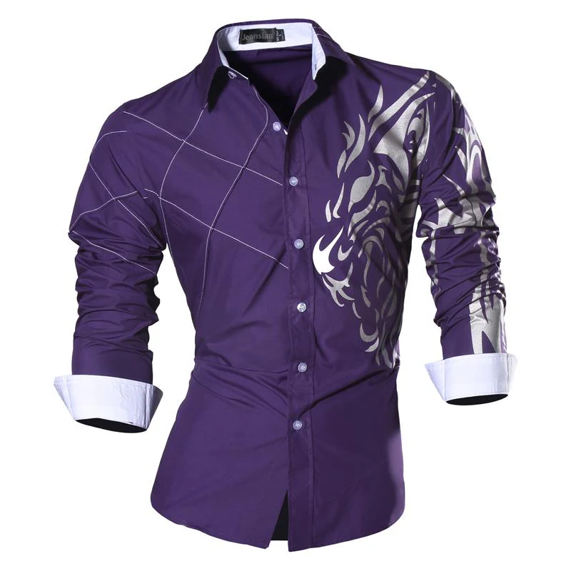 jeansian Spring Autumn Features Shirts Men Casual Jeans Shirt New Arrival Long Sleeve Casual Male Shirts Z001 - Image 8