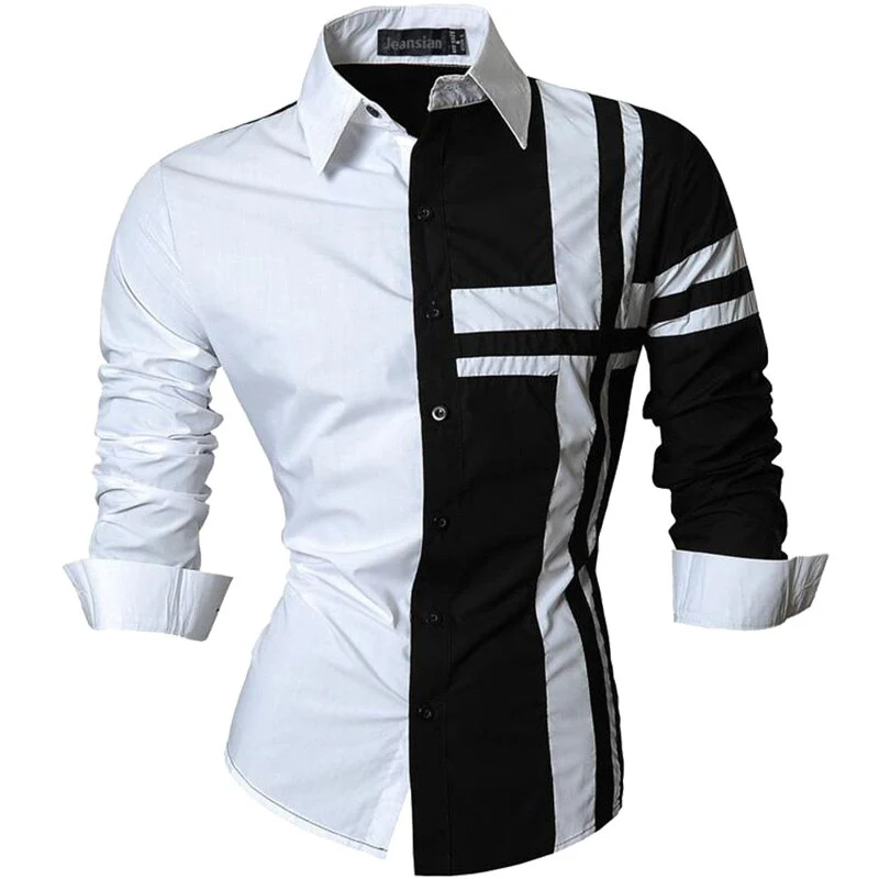 jeansian Spring Autumn Features Shirts Men Casual Shirt New Arrival Long Sleeve Casual Male Shirts Z034 - Image 10