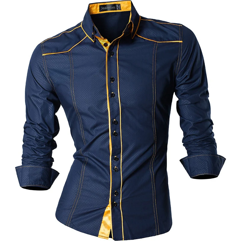 jeansian Spring Autumn Features Shirts Men Casual Shirt New Arrival Long Sleeve Casual Male Shirts Z034 - Image 12
