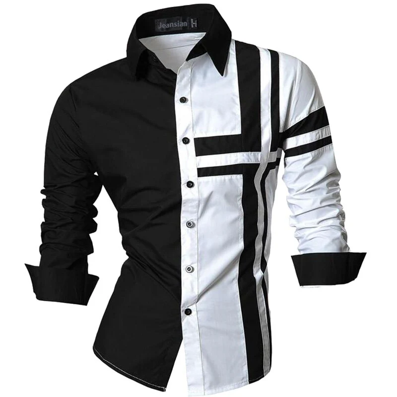 jeansian Spring Autumn Features Shirts Men Casual Shirt New Arrival Long Sleeve Casual Male Shirts Z034 - Image 13