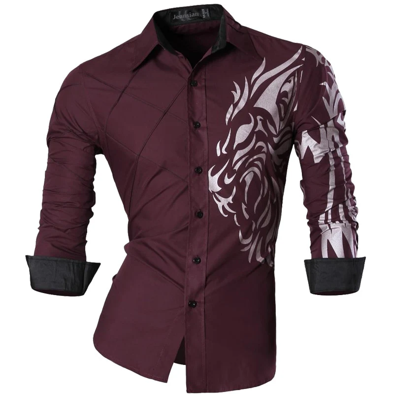 jeansian Spring Autumn Features Shirts Men Casual Shirt New Arrival Long Sleeve Casual Male Shirts Z034 - Image 21