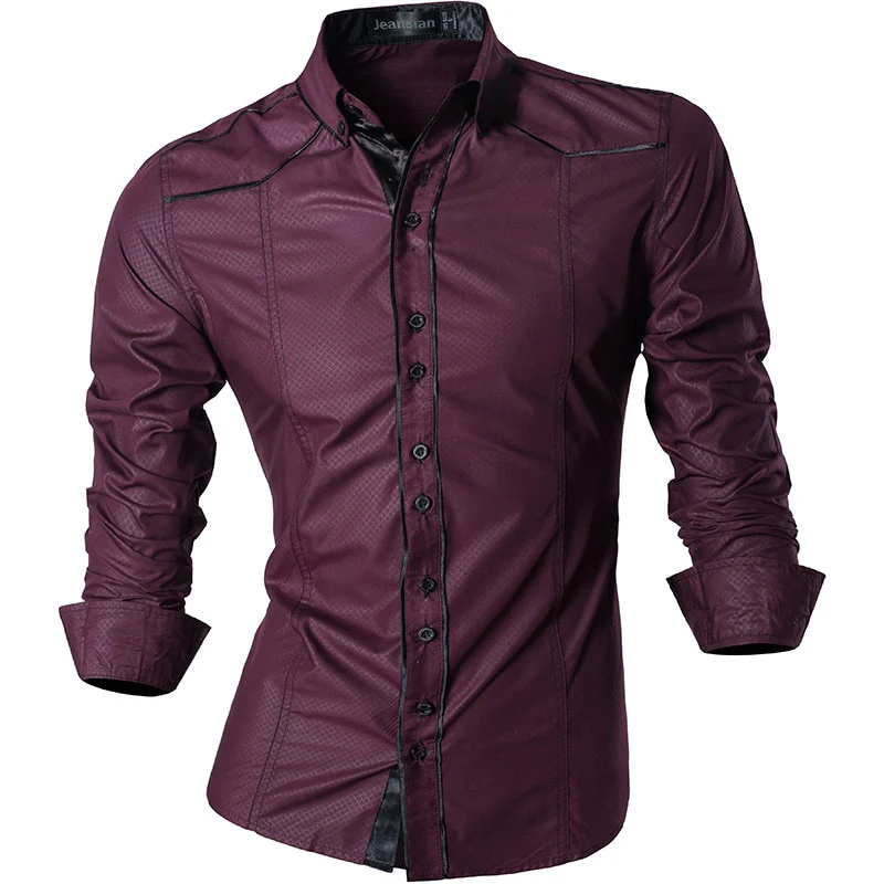 jeansian Spring Autumn Features Shirts Men Casual Shirt New Arrival Long Sleeve Casual Male Shirts Z034 - Image 24